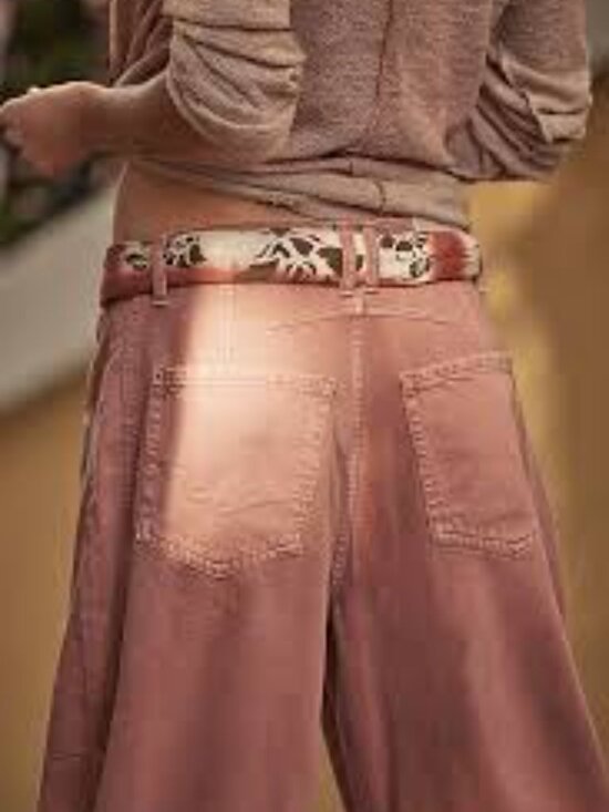 0150-NWT FREE PEOPLE-FINAL COUNTDOWN MID RISE PANTS - Picture 7 of 11